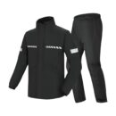 CLUB BOLLYWOOD Meadawgs®Rain Suit for Men Loose Fit Breathable Waterproof Reflective Strip Rain Coat M|Clothing, Shoes & Accessories | Coats & Jackets|1 Set Rain Suit (Jacket and Pants)