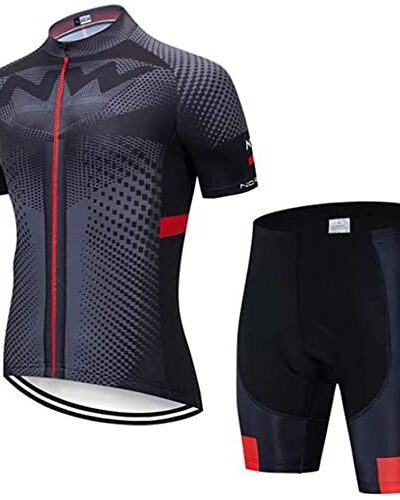 PROTOS INDIA.NET ™ Cycle Suits for Men, Cycling, Jersey, Men, Mountain Bike, Short Sleeve, Street Bike Clothing, MTB Summer Clothing Set Printed Men & Women Black, Red Swimsuit